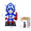 LOZ DIY Diamond Blocks Figure Toy Captain America 9159