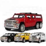 Hummer H2 SUV Diecast EWB Metal Model Car With Pulling Back Power 17*6*5.5cm/6.69*2.36*2.17inch