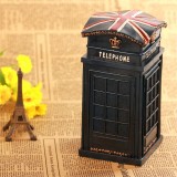 British Telephone Booth Classic Piggy Bank Money Box ST08