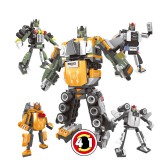 DIY Fashion Deformation Team 4 In 1 Assembly Blocks Figurine Toys 04