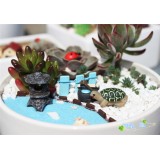 Mini Garden Turtle Action Figures Toy 3Pcs Set