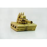 Pure Manual Simulation Bullet Casings Military Model Toy-Memory 53 Tank 