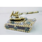 Pure Manual Simulation Bullet Casings Military Model Toy-53 Rotary Tank(Camouflage)