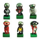 Plants vs Zombies Series Game Role Figures Polymer Clay Zombies Display Toys 6Pcs Set