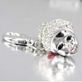 Stylish Mask Pattern Diamonds Keychain