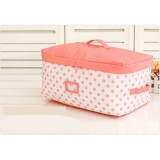 Stylish Walzer Bowknot Decor Storage Bag Medium