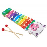 Wooden Goat Serinette Xylophone Toy