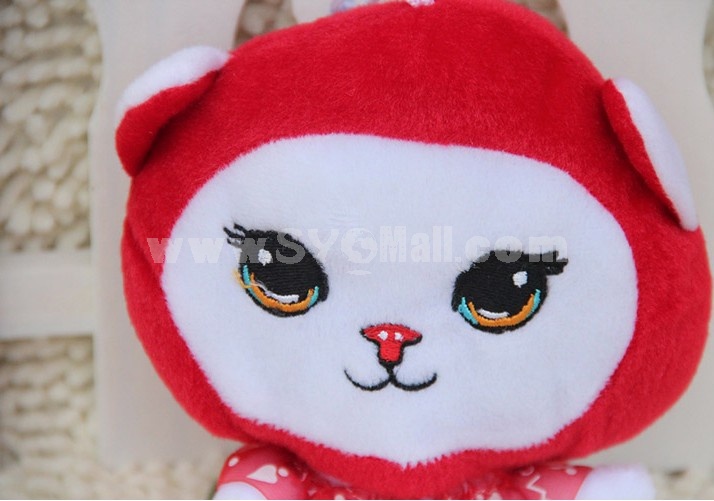 Lovely Cat Plush Toys Set 2Pcs 18*12cm