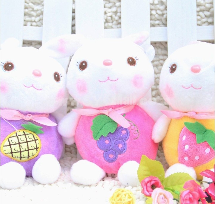 Lovely Rabbit Plush Toys Set 2Pcs 18*12cm