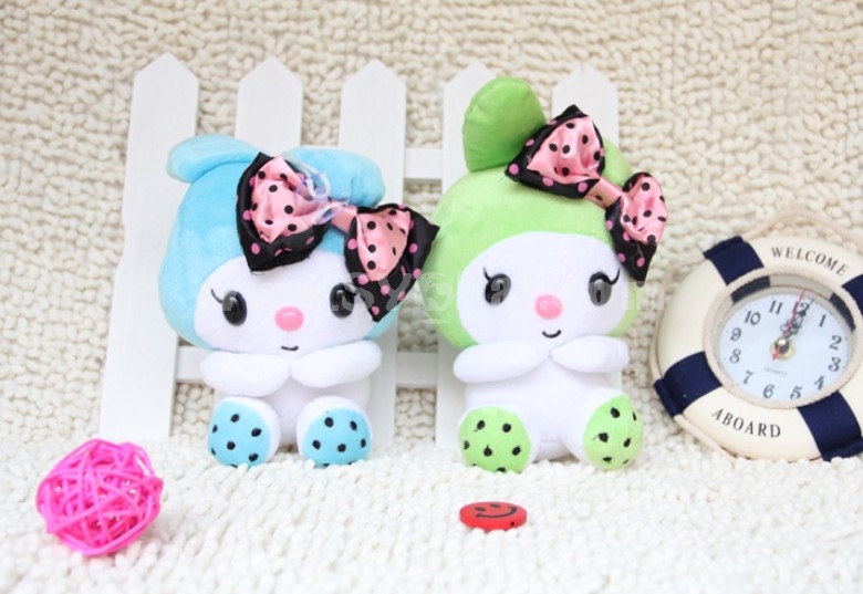 Lovely Rabbit Plush Toys Set 2Pcs 18*12cm