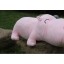 Cute Hippo Plush Toy Set 2PCs 70*30CM