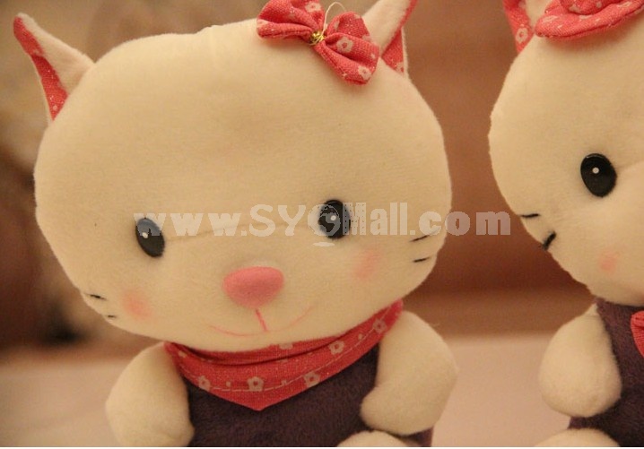 Lovely Cat 12s Record Function Plush Toy 18*13cm 2PCs