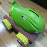 Stylish Plants vs Zombies Series Vinyl Cob Cannon Piggy Bank 