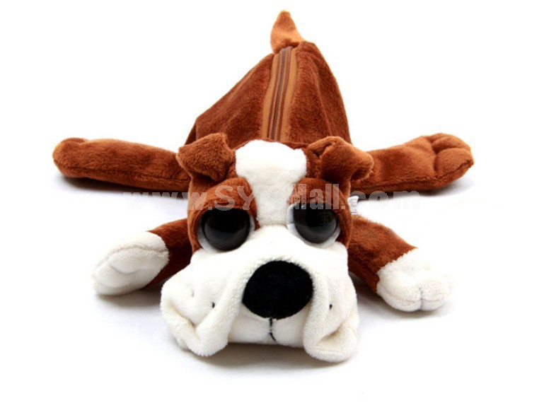 Big Eye Dog Plush Storage Bag