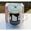 Cute Cartoon Animal Ceramic Coffee Cup Mug with Lid