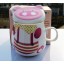 Cute Cartoon Animal Ceramic Coffee Cup Mug with Lid