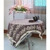 Stylish Vintage Style Square Flax Tablecloth