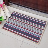 Latex Color Stripe Thick Non-Slip Mat D155 Large Size 65*43cm