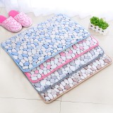 CORAL FLEECE Rock Pattern Memory Foam Water Absorption Bathroom Non-Slip Mat Door Mat E145 60*41Cm