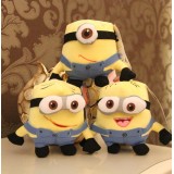 18*12CM/7*5" DESPICABLE ME 3D Eyes The Minion Plush Toy Set 3PCS (Jorge Stewart Dave Minions)