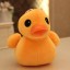 12*8/5*3" HK Faddish Yellow Duck Culture Propaganda Plush Toy Free Shipping