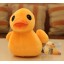 12*8/5*3" HK Faddish Yellow Duck Culture Propaganda Plush Toy Free Shipping