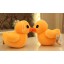 12*8/5*3" HK Faddish Yellow Duck Culture Propaganda Plush Toy Free Shipping