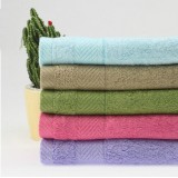 2PCS 34*34cm Bamboo Fiber Soft Hand Towel M003