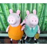 Peppa Pig Plush Toys Mom & Dad 2PCS 35-39cm/14-15" Large 