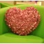 36*30CM/14*12" Cute Soft Rose Heart Pattern Plush Toy