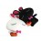 Cartoon Rabbit Pattern Decor Air Purge Auto Bamboo Charcoal Case Bag Car Accessories Plush Toy A Pair 2 PCs