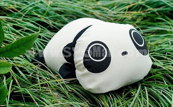 Cartoon Panda Pattern Decor Air Purge Auto Bamboo Charcoal Case Bag Car Accessories Plush Toy