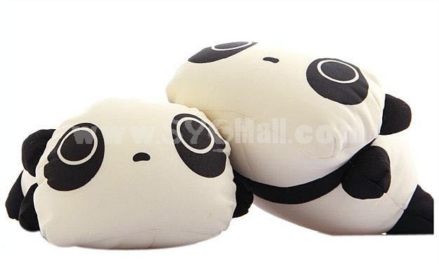 Cartoon Panda Pattern Decor Air Purge Auto Bamboo Charcoal Case Bag Car Accessories Plush Toy