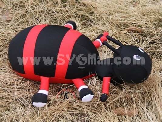 Cute Ant Pattern Decor Air Purge Auto Bamboo Charcoal Case Bag Car Accessories Plush Toy