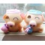 Cute Cartoon Mcdull Pattern Decor Air Purge Auto Bamboo Charcoal Case Bag Car Accessories Plush Toy A Pair 2 PCs