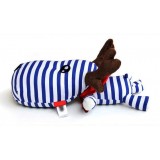 Cute & Novel Sailor's Striped Puppy Bamboo Charcoal Air Purifier Cushion (for Car/Office/Home)