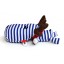 Cute Sailor's Striped Dog Pattern Decor Air Purge Auto Bamboo Charcoal Case Bag Car Accessories Plush Toy