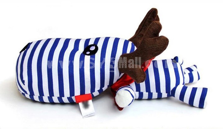 Cute Sailor's Striped Dog Pattern Decor Air Purge Auto Bamboo Charcoal Case Bag Car Accessories Plush Toy