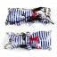 Cute Sailor's Striped Dog Pattern Decor Air Purge Auto Bamboo Charcoal Case Bag Car Accessories Plush Toy