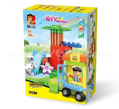 WANGE High Quality Blocks Children's World Series 30 Pcs D1304