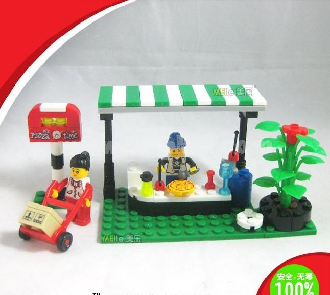 WANGE High Quality Plastic Blocks Business Street Series 107 Pcs LEGO Compatible 26142