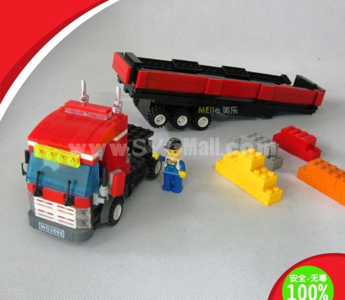 WANGE High Quality Plastic Blocks Truvk Series 409 Pcs LEGO Compatible 37103