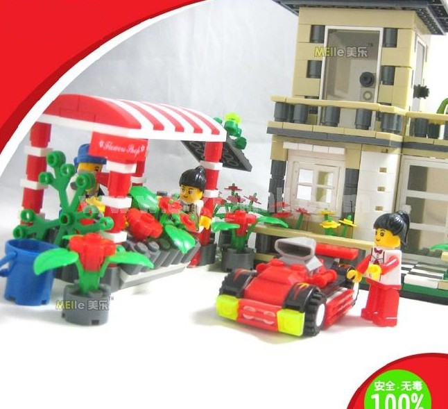 WANGE High Quality Plastic Blocks Villa Series 512 Pcs LEGO Compatible 31051