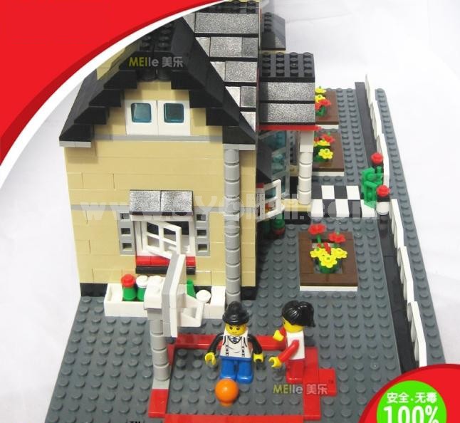 WANGE High Quality Plastic Blocks Villa Series 755 Pcs LEGO Compatible 34052