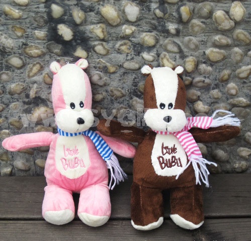 Cute Small Head Cartoon Bear Plush Toy 25cm/10in