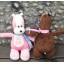 Cute Small Head Cartoon Bear Plush Toy 25cm/10in