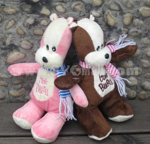 Cute Small Head Cartoon Bear Plush Toy 25cm/10in