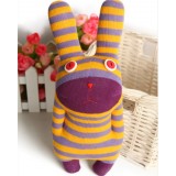 Cute & Novel Striped Rabbit Plush Toy 28cm/11in