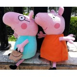 Peppa Pig Plush Toy Mom & Dad Peppa 2 Pcs Small 30cm