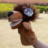 Cute & Novel Cartoon Madagascar Animal Hand Puppet Plush Toy - Lion